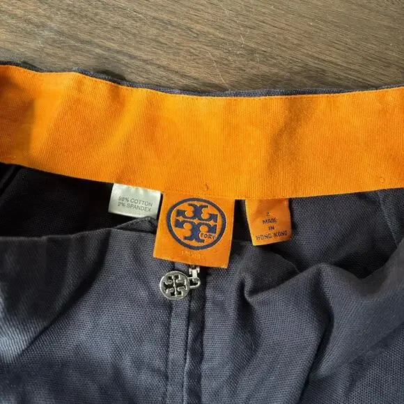 Tory burch navy blue low waisted flared pants size 2 - Picture 4 of 5